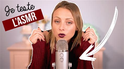 roxane asmr|JE TESTE L'ASMR ! •♡ .